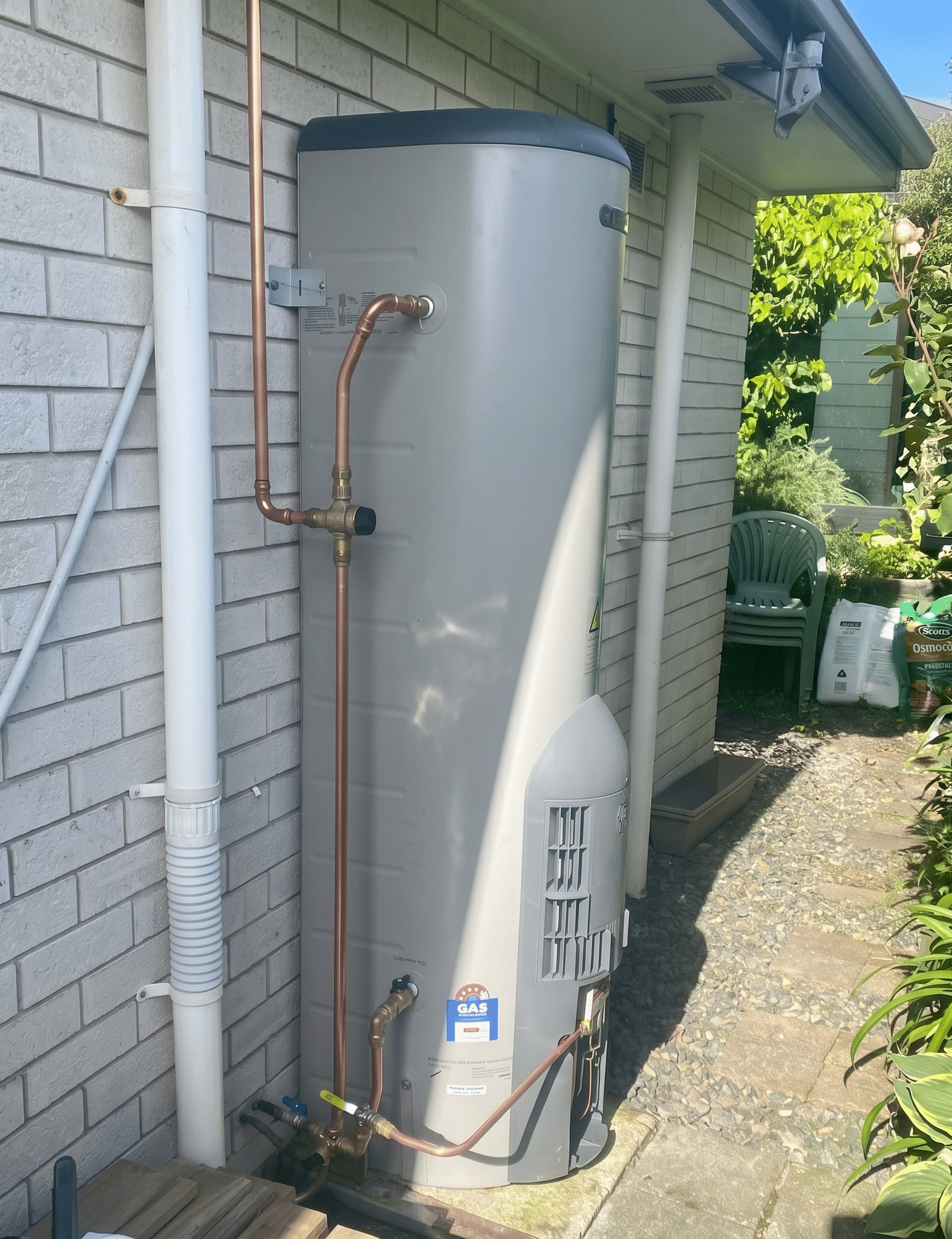 gas hot water cylinder